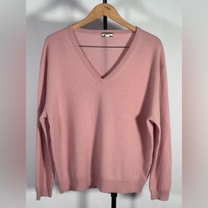 New J Crew Cashmere relaxed V-neck sweater